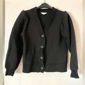 🌻5/$16🌻Quilted black cardigan